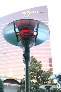 evenglo heater outside of the Wynn in Las Vegas