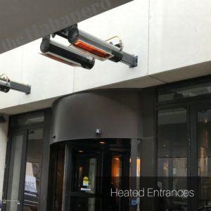 habanero heaters outside of hilton hotel