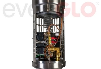 the inside of the evenGLO heater
