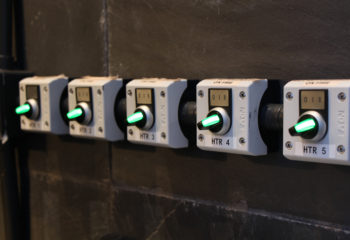 5 control switches turned on